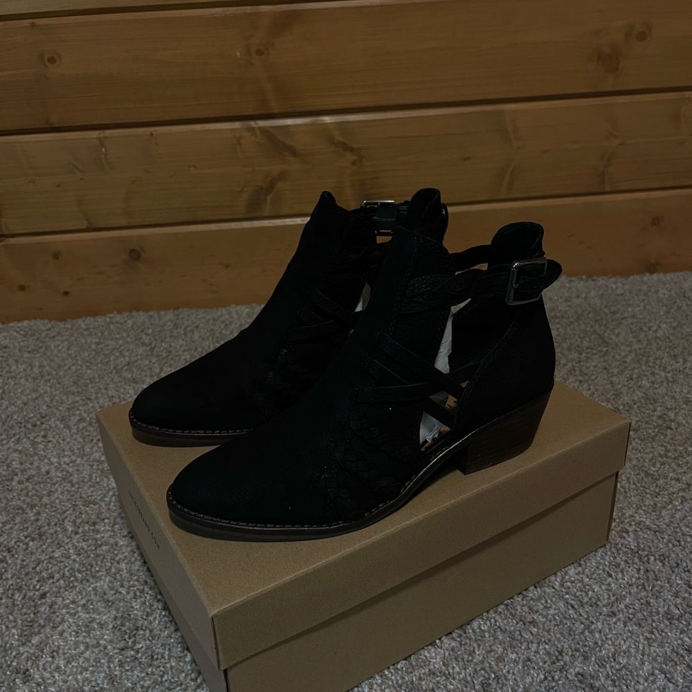 Black Lucky Brand Ankle Boots LK FORBAS